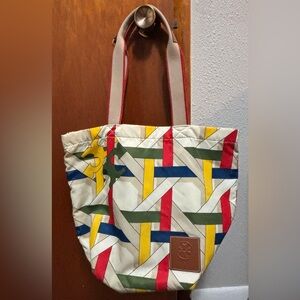 Tory Burch Multicolor Geometric Tote